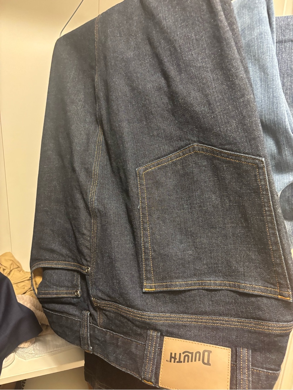 Duluth Trading Co Dark Indigo Relaxed Men’s Jeans